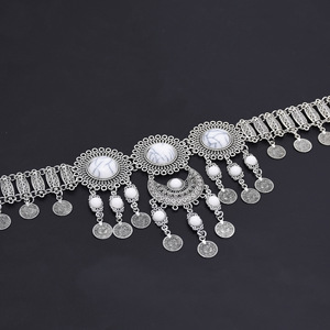 Vintage Style Coin Tassel Alloy <strong>Waist</strong> <strong>Chain</strong> Bohemian Antique Silver Body <strong>Chain</strong> Seaside Holiday Style Dress <strong>Belt</strong> - Product Image 5