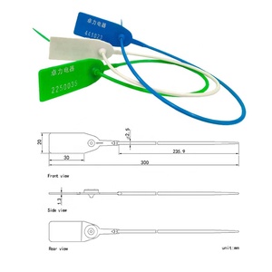 Selos Plásticos de Segurança Ajustáveis SDZL Personalizados, à Prova de Violação, 30cm, Uso Único - Product Image 4