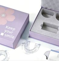 Boîtes d'emballage personnalisées pour aligneurs dentaires, emballage cadeau rigide, emballage recyclable pour appareils orthodontiques invisibles