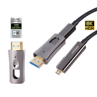 Dernier modèle pour câble AOC gris 10M 4K Ultra Haute Vitesse HDR HDCP 2.2 pour lecteur DVD et moniteur avec garantie de 24 mois