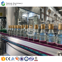 Op Maat Gemaakte Volautomatische Vers Fruit Verwerkingsproductielijn Sap Drank Glazen Fles Vulmachine