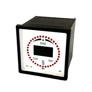 Synchroscope Meter Digital Otomatis Penuh 96*96Mm dengan Tampilan, Synchrometer untuk Penggunaan Pembangkit Listrik