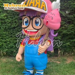 Figura de Anime Japonés Grande en Venta, Figura de Arale de Anime, Escultura de Resina, Estatua de Anime Femenina - Product Image 3