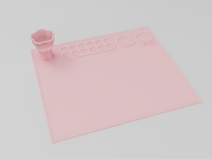 Tùy chỉnh OEM đa chức năng trẻ em nonslip có thể giặt gấp Craft Bảng vẽ bảng nghệ thuật Silicone sơn Mat đồ chơi Mat - Product Image 3