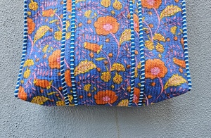 Bolsa de mano grande acolchada de algodón, estilo étnico bohemio, para compras, uso diario, tipo shopper. - Product Image 2