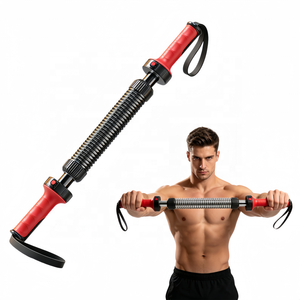 Indoor Multifunctional Adjustable Arm Strength Rod for Men's <b>Exercise</b> Arm Fitness Spring Arm Strength Bar - Product Image 1