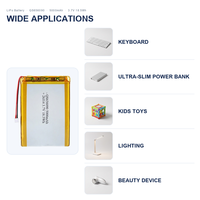 Batterie rechargeable KC, batterie Lipo 3.7V haute capacité 5000mah, batterie lithium-ion polymère 656090