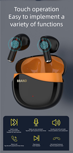 Auriculares Inalámbricos TWS con Cancelación de Ruido Dual ANC/ENC, Resistentes al Agua IPX4, Bluetooth 5.4, Carga Tipo C - Product Image 6