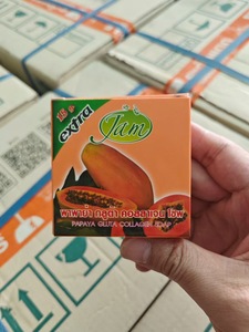 Xà phòng đu đủ nguyên chất Thái Lan 65g, sữa rửa mặt dạng đặc dưỡng ẩm, làm sáng da, se khít lỗ chân lông, trị mụn, trị thâm - Product Image 3