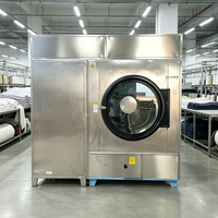 Séchoir à pompe à chaleur 50KG 100KG pour blanchisserie industrielle avec pompe à chaleur à économie d'énergie Europe pour le textile en coton