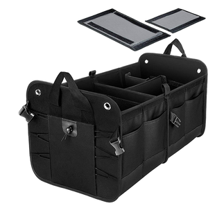 Caja de almacenamiento organizadora de maletero de coche de carga para camiones de material Oxford ecológico súper duradero con tablero divisorio - Product Image 1