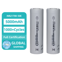 Baterai Lithium Ion Silinder Victpower INR21700-50E 5000mAh 1000+ Siklus untuk Elektronik Konsumen