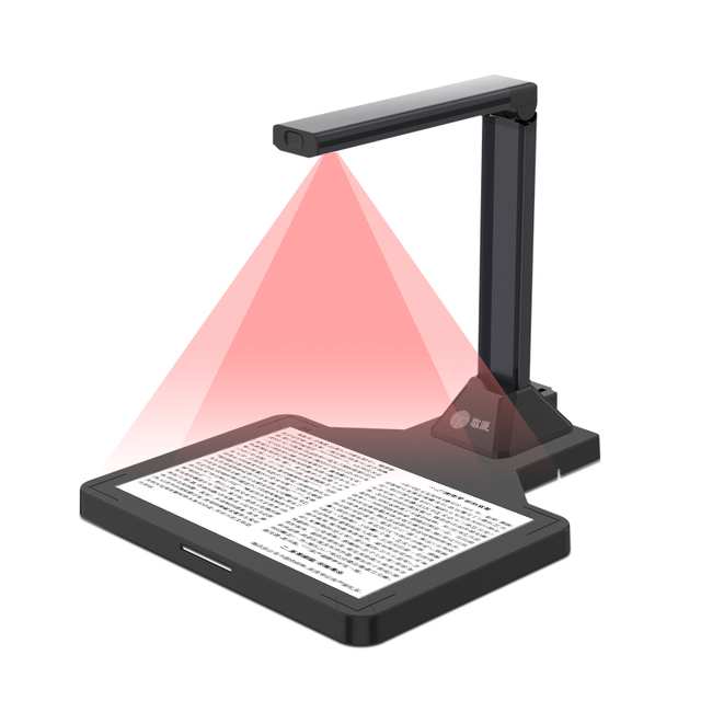 Escner De Libro 13MP Scanner Captured Images Book Overhead A4 Document Camera For Teaching Online