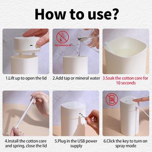 Remote Control 7 Color 500ml USB Air Humidifier <b>Diffuser</b> Colorful <b>LED</b> 1 Year Warranty Household Plastic Mini Car Use Low Noise - Product Image 6