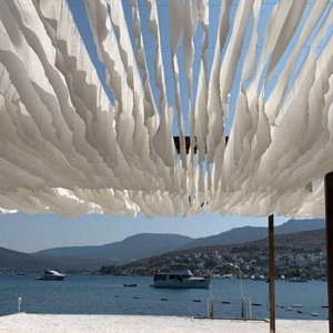 Chiffon <b>Ceiling</b> Gauze Curtains Wedding <b>Ceiling</b> Decorations S-shaped Wave Design Genting Yarn Mantle Hanging Ornament - Product Image 6