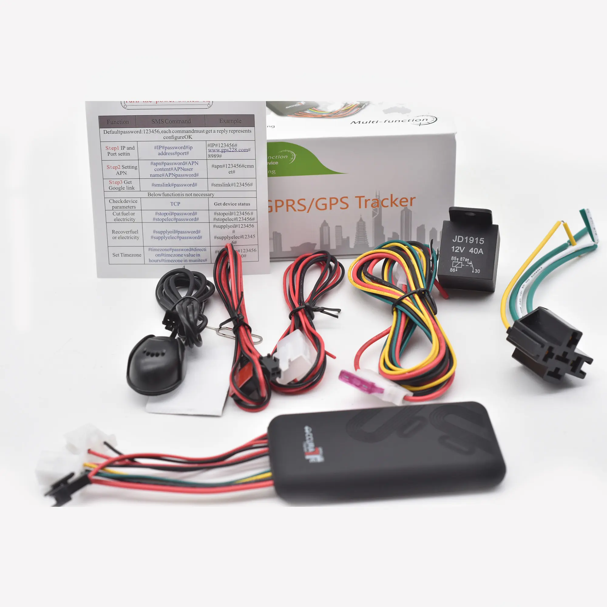 Sprach monitor GPS-Ortung für PKW-LKW abgeschnitten Kraftstoff Strom kleine GPS-Tracker GT06