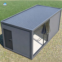 Maison préfabriquée en conteneur personnalisable à assembler rapidement, maisons modulaires préfabriquées en acier détachables