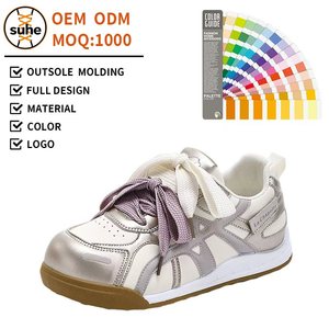 Nuevos Zapatos Deportivos Casuales de Mujer Estilo Coreano <span class=keywords><strong>La</strong></span> <span class=keywords><strong>Chapelle</strong></span>, con Cordones, de Cuero Suave, Ligeros, Transpirables, para Caminar al Aire Libre - Product Image 1