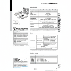SMC Pneumatics <b>Linear</b> <b>Robot</b> Air Slide Table MXQ20L-40 - Product Image 1