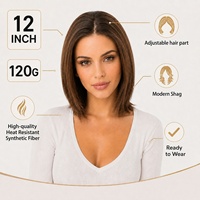 Perruque Lace Front Synthétique Premium en Fibre Kanekalon Lisse, Résistante à la Chaleur, Sans Colle, Mono Top, Densité 130%, Bonnet Ajustable, Prête à Porter