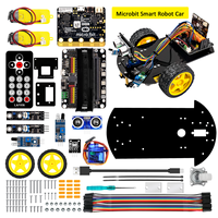 Lafvin Mini micro bit board remote control transform robot mobil 4WD Smartrobotics kitsrobotics kits Microbit Smart Robot Car