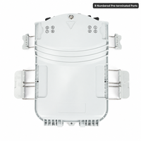 Caja de Distribución de Fibra Óptica FTTH Preterminada de 8 Núcleos, Resistente a la Intemperie IP65, de PC y ABS, para Montaje en Pared