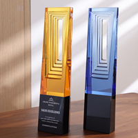 Trophée en cristal personnalisé, style HONOR, tendance mode, logo gravé, cadeaux souvenirs innovants en verre pour la décoration de la maison et des entreprises