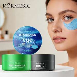 KORMESIC Marque Privée 80g Patch Masque Yeux au Collagène et Paillettes Océaniques Silicone Caviar Raffermissant Perle Anti-Rides Éclaircissant aux Algues - Product Image 1