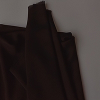Abaya noire formelle en gros à prix réduit, tissu Nida, toucher peau de pêche, antistatique, 100% polyester sergé