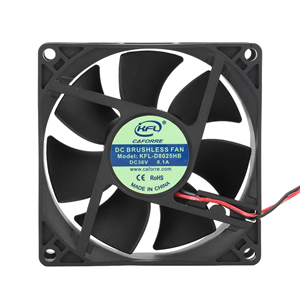 <span class=keywords><strong>Ventilateur</strong></span> sans balais CC personnalisé 80x80x25mm 8cm 5V 12V 24V 48V pour serveur, écran LED, générateur - Product Image 1