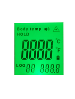 Écran Lcd personnalisé à 7 segments avec affichage à 4 chiffres pour thermomètre hygromètre avec plus de 20 ans