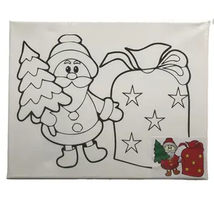 Ensemble de planches de noël pour enfants 24x30 cm, 1 pièce, impression fait à la main sur toile