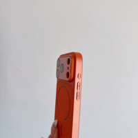 Étui de téléphone simple en cuir PU texturé pour iPhone Air 13 14 15 16 17 Pro Max avec chargement sans fil et protection magnétique pour objectif
