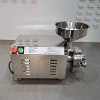 Broyeur de fèves de cacao électrique commercial en acier inoxydable