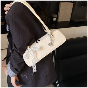 Sac à bandoulière carré multifonctionnel pour femme en cuir PU, best-seller, avec large bandoulière - Product Image 2