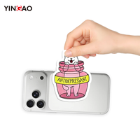Pegatinas Personalizadas de Animales de Dibujos Animados para Decorar Tazas y Vasos de Helado, Hojas de Pegatinas Personalizadas con Corte Kiss Cut, Pegatinas de Vinilo Impermeables
