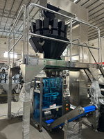 Machine de remplissage d'azote entièrement automatique haute productivité pour poudres de bonbons, épices et café, système en acier inoxydable pour sacs