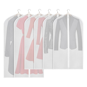 Hot Garment Bag Clothing Dust Cover EVA Garment Covers for Closet <b>Clothes</b> <b>Storage</b> Plastic Dustproof Suit Bag - Product Image 1