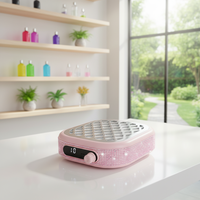 Aspirateur à poussière pour ongles Diamond High Power 30W rechargeable silencieux 6000 tr/min, aspirateur portable avec batterie 4400mAh pour salon de manucure