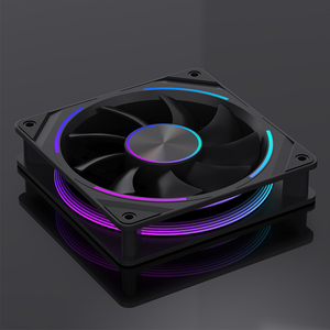 Lovingocool quạt máy tính bề mặt gương vòm siêu 360 ° nâng cấp mới quạt máy tính RGB 120mm & quạt tản nhiệt <span class=keywords><strong>CPU</strong></span> chơi game máy tính làm mát - Product Image 3