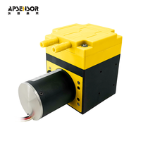 Pompe à air CC sans balais 24V 30L/min AP2430T pour échantillonnage de poussière Beta Ray, mini pompe à vide à diaphragme résistante aux hautes températures 95°C