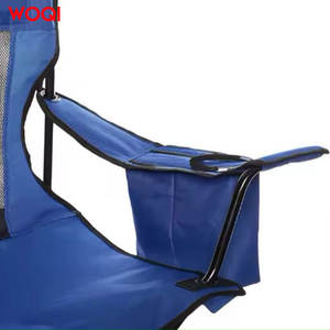 Silla de Playa Plegable Portátil para Exteriores Woqi, Color Azul Cielo, Estructura de Acero, Silla de Camping Plegable Resistente - Product Image 2