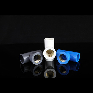 Accesorios <span class=keywords><strong>de</strong></span> PVC OEM ODM con Inserto <span class=keywords><strong>de</strong></span> Latón, Conexiones Roscadas <span class=keywords><strong>de</strong></span> <span class=keywords><strong>Cobre</strong></span>, Codo, T, Reductor, Resistentes a la Corrosión y a los Productos Químicos - Product Image 2