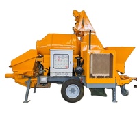 Pompe à béton électrique MINLE HBTS15-10-30 15m³/h 30KW avec système de refoulement sous pression haute efficacité 10-14m³/h