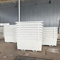 Bennes à déchets auto-vidantes robustes avec chariot élévateur, fabricant de bennes de chantier pour grues en Chine, bennes à déchets pour déchets industriels