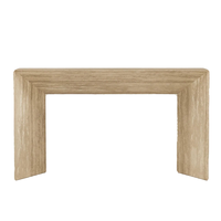 Décoration de table longue de style romain rétro pour la table de porche d'entrée de salon table console au design simple