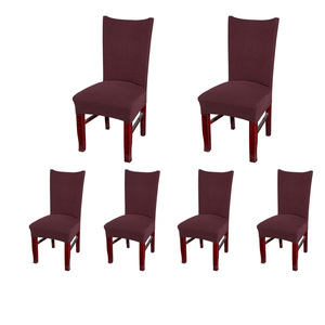 ผ้าคลุมเก้าอี้ห้องรับประทานอาหารผ้าแจ็คการ์ดยืดผ้าสแปนเด็กซ์ - Product Image 3