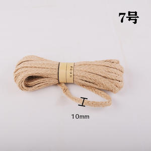 4mm×10m 工場卸売 カスタムジュートウェビング 各種カラー 麻ギフトリボン 猫タワー ホームデコレーション用 - Product Image 6