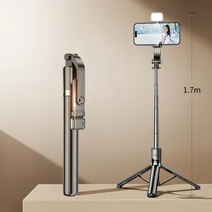 2024 The Most Cost-effective Mobile Phone Selfie Stick Tripod With Bluetooth Remote Control Factory Direct Sales