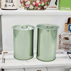 Conteneur d'emballage cylindrique <span class=keywords><strong>en</strong></span> fer blanc de qualité alimentaire pour sauce <span class=keywords><strong>tomate</strong></span>, condiments et biscuits, finition mate, du fabricant - Product Image 2